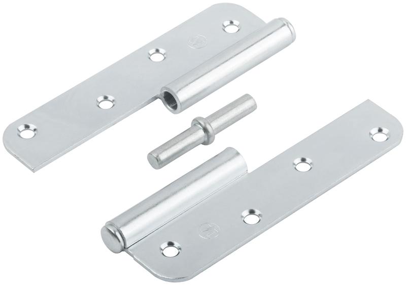 Петля накладная лев. "ПН" 130мм оцинк. 66394