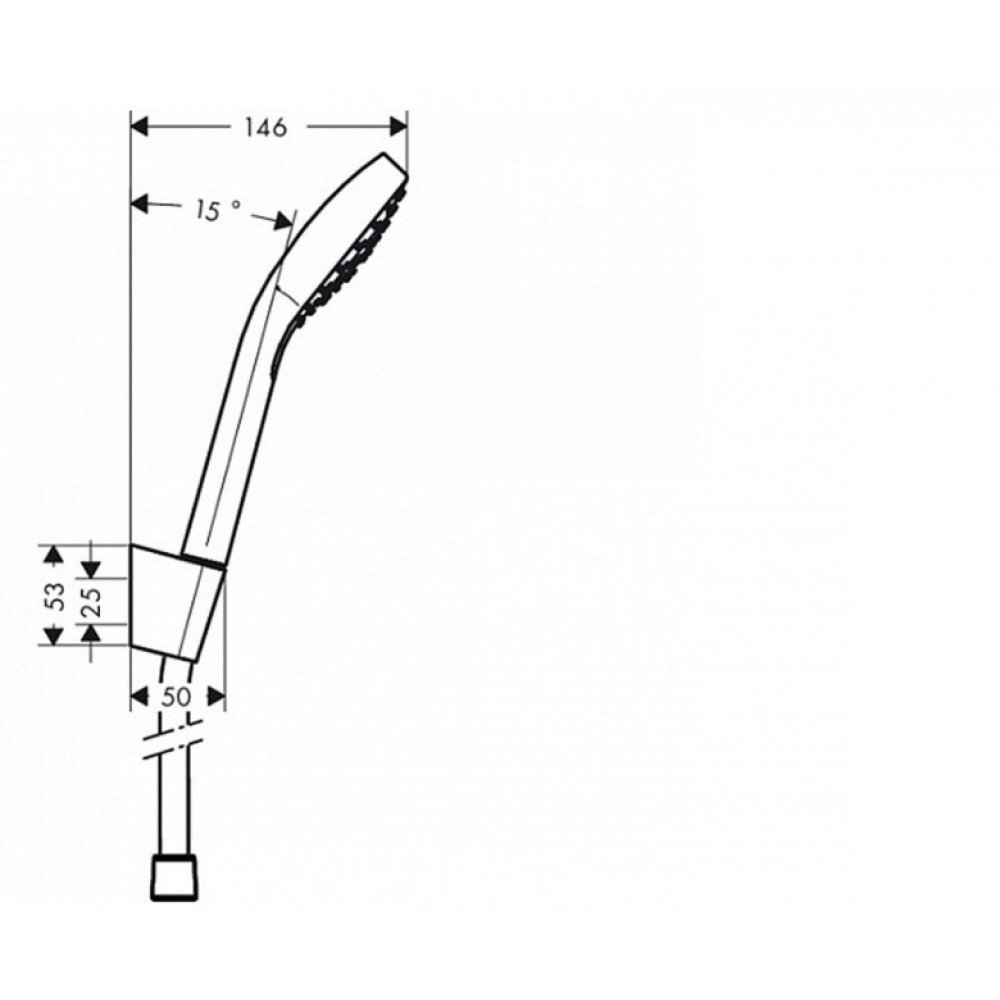 Душевой гарнитур Hansgrohe Croma Select E Vario 26425400