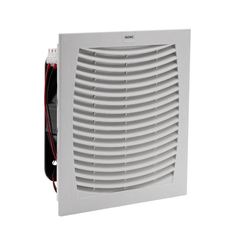 Вентилятор с фильтром ЭМС 480куб.м/ч 48В DC 255х255мм IP54 DKC R5MCV25048