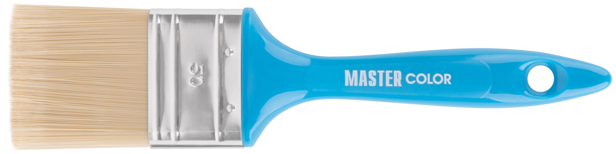 Кисть флейцевая, толщ. 14 мм, ПЭТ-щетина, нерж. обжим, пласт. ручка, ширина 50 мм