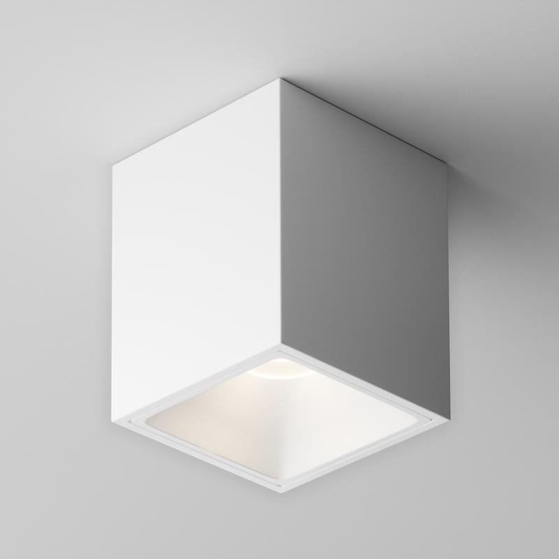 Рамка-отражатель декоративная для светильников Alfa LED бел. Maytoni Ring8-10W-SQ-W