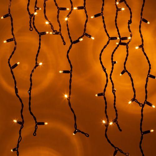 Гирлянда светодиодная "Бахрома" 2х0.7м 100LED желт. IP65 220В ERAPS-BZ1 Эра Б0060545