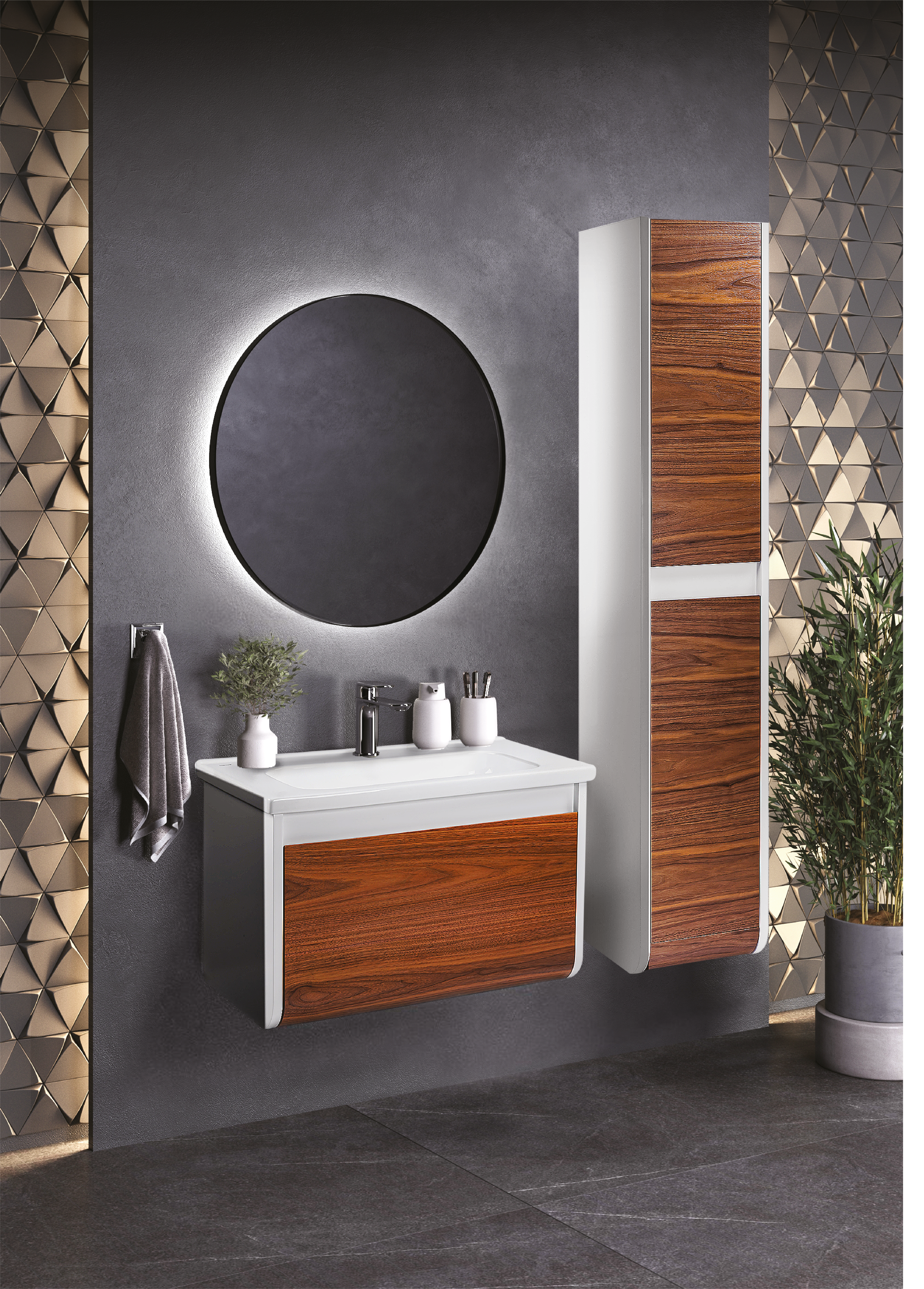 Пенал вертикальный Vision (правый)