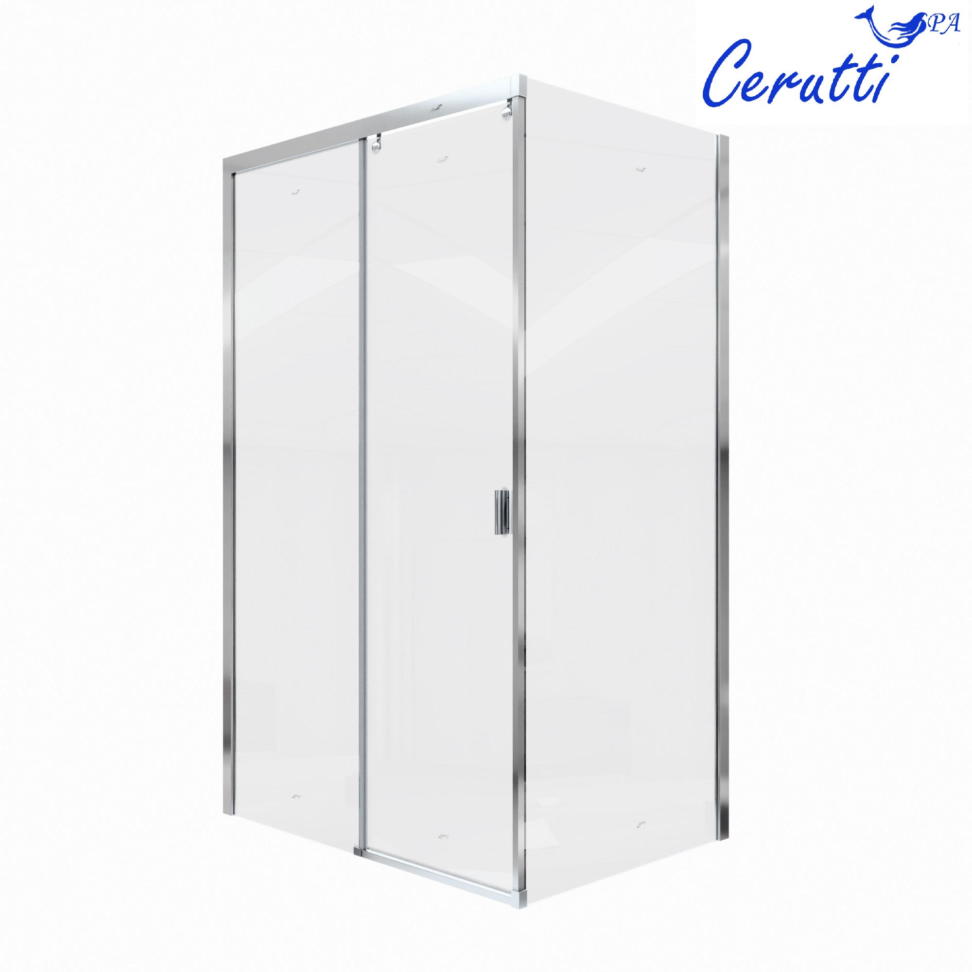 Ограждение MARBELLA 120 L душевое Ceruttispa без поддона (80x120x190)