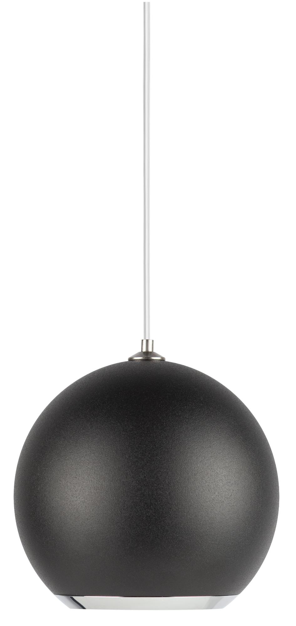 Светильник подвесной потолочный PL32 BK/CH MR16 GU10 круг черный, хром