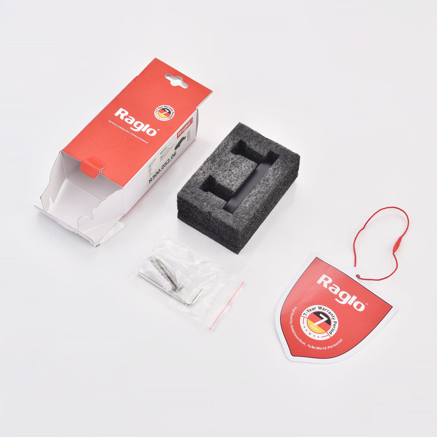 Крючок для ванной комнаты Raglo R300.052.06, черный