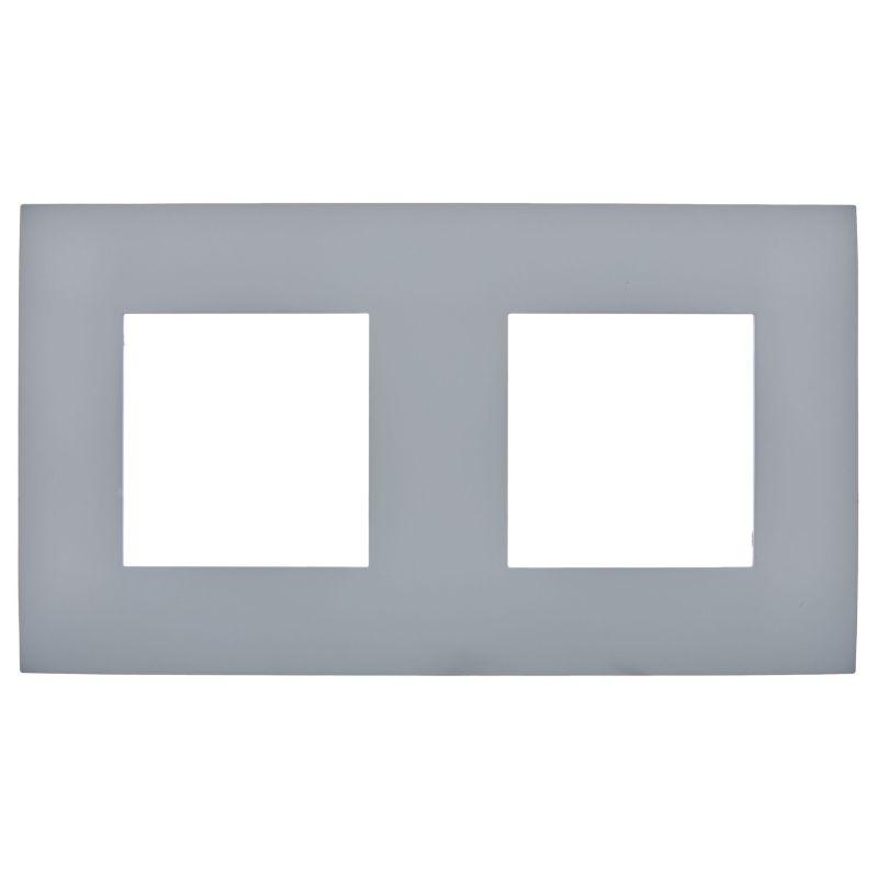 Рамка 2-м SKANDY SK-F02Gr сер. IEK SK-M22-K03