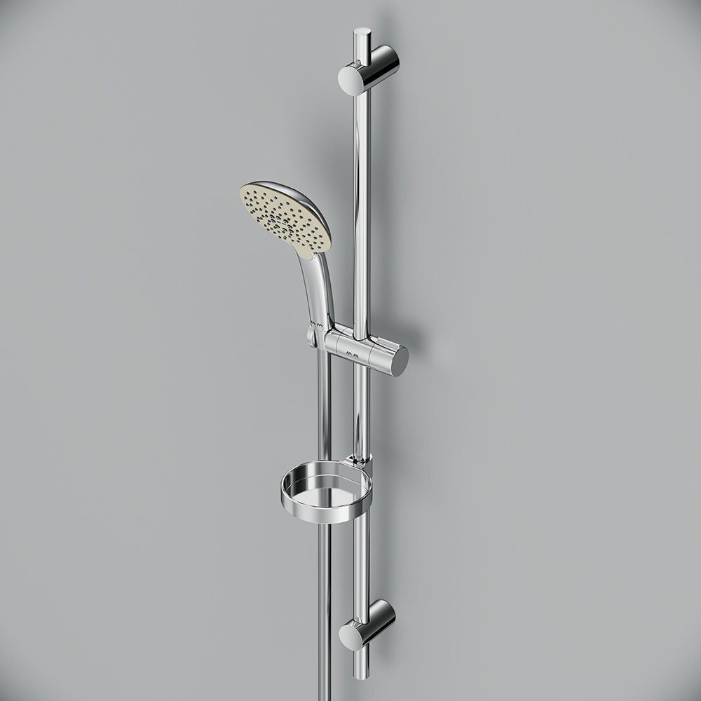 F0170A000 Spirit V2.0, душ.комплект: ручн.душ d 120 мм 3 ф-ции, штанга 900, шланг 1 750 мм, хром, шт