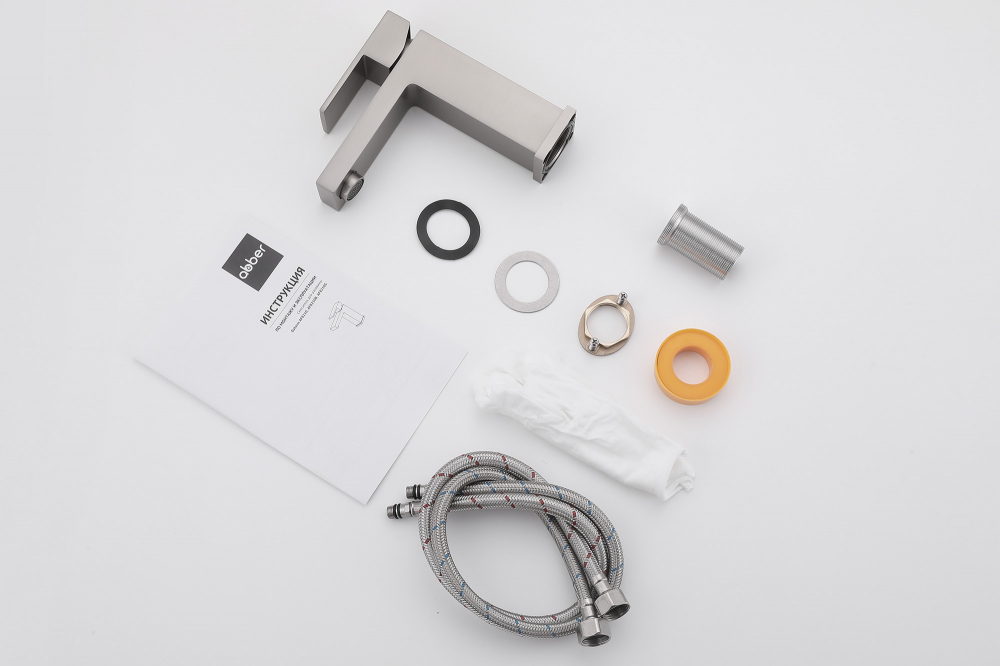 Смеситель ABBER Daheim AF8210SP для раковины, сатин