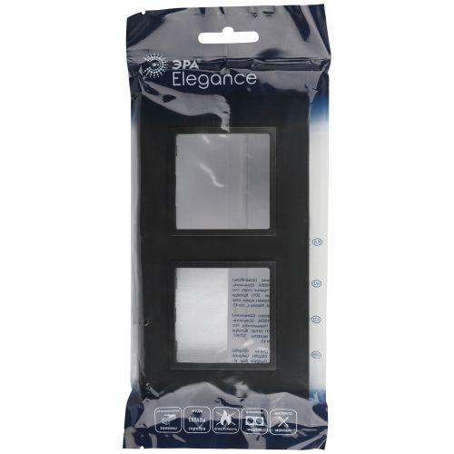 Рамка 2-м Elegance 14-5012-05 Classic антрацит Эра Б0060580