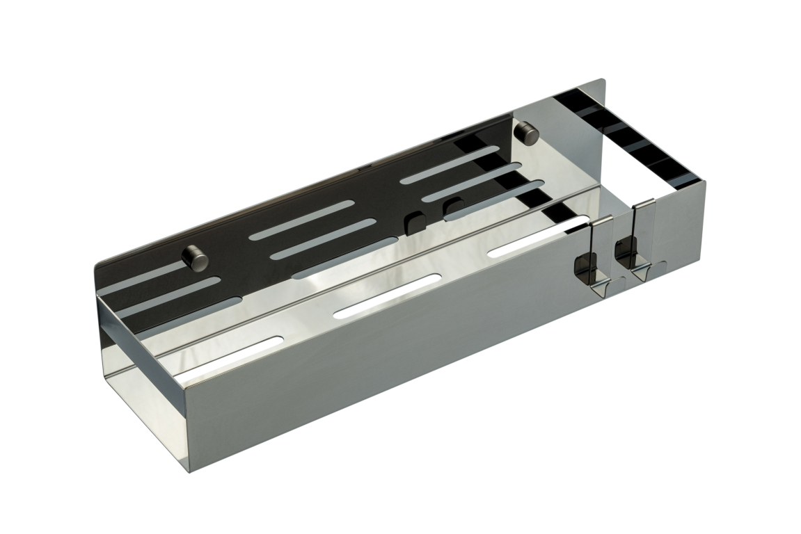 Полка подвесная + 2 крючка SHINE GUN METAL