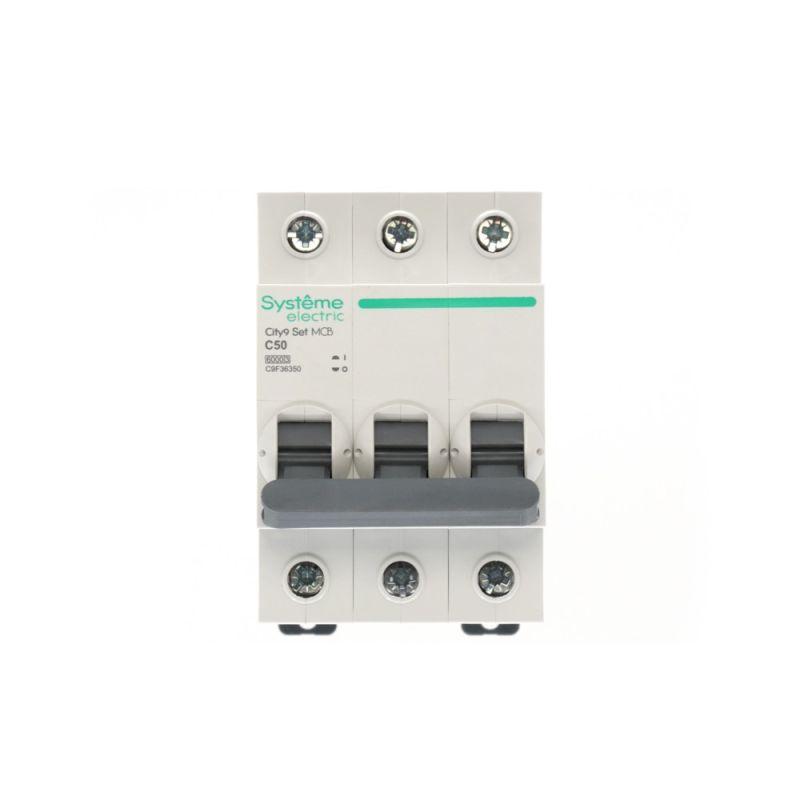 Выключатель автоматический 3п C 50А 6кА 400В City9 Set SE C9F36350