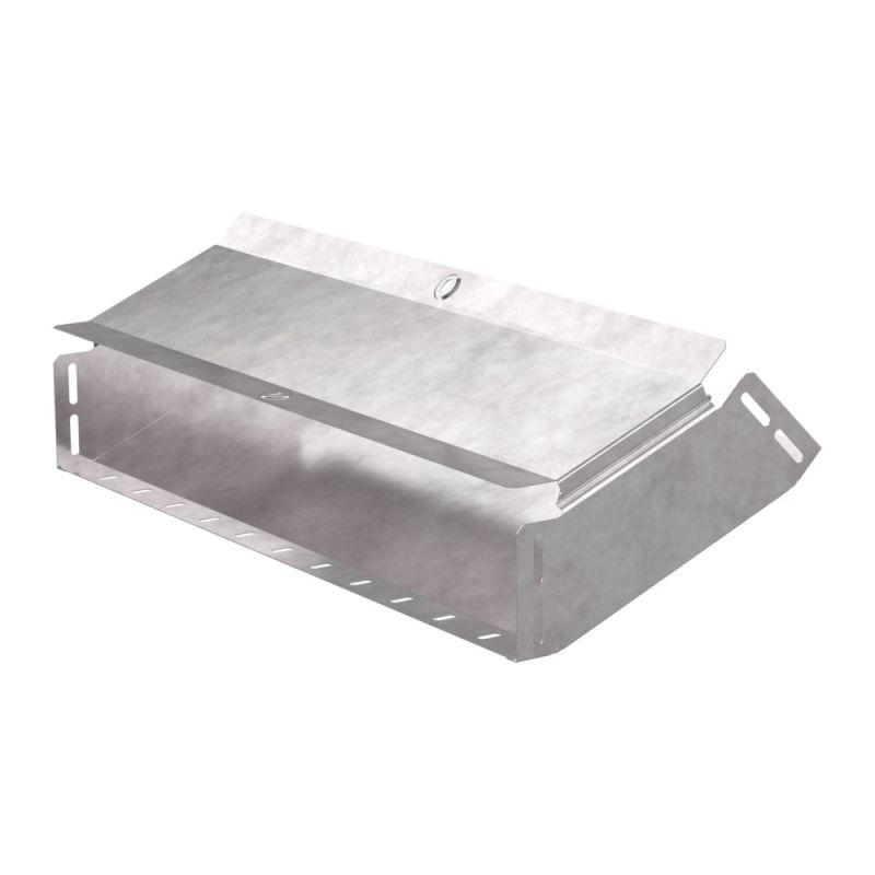 Угол для лотка вертикальный внутренний 45град. 600х100 с крышкой Стандарт Промрукав PR16.0600