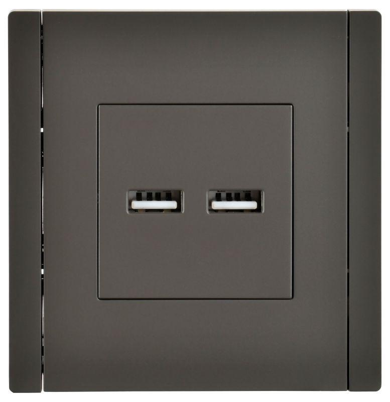 Розетка USB A+A 3.1А FORTE&PIANO FP349 сер. IEK FP-U21-D31-K03