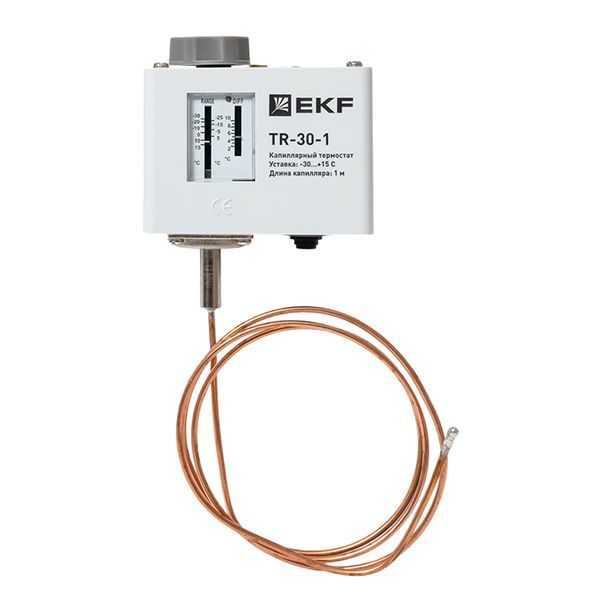Реле температуры (термостат) капилляр 1м EKF TR-30-1