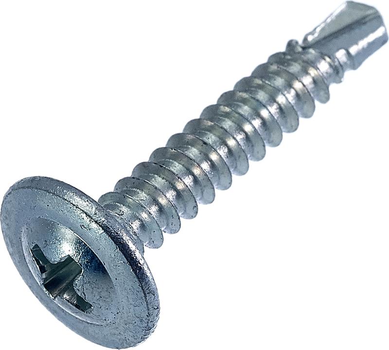 Саморез металл-металл 4.2х16 прессшайба сверло цинк (уп.16шт) европодвес СТРОЙМЕТИЗ 2060061