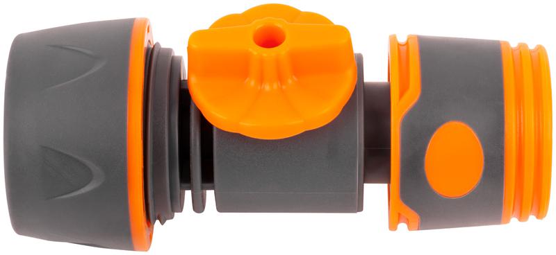 Соединитель двухкомпонентный 3/4дюйм с запорным клапаном FIT 77758