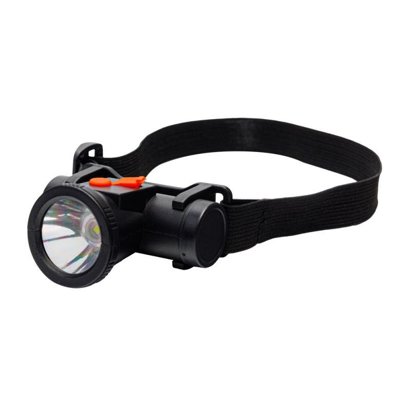 Фонарь налобный LED53415 аккум. 3.7В LED XPE 1Вт 3 реж. Micro-USB бокс черн. Ultraflash 15768