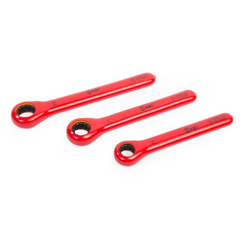 Набор диэлектрических накидных трещоточных ключей НИИ-29 ЭКСПЕРТ КВТ 92331