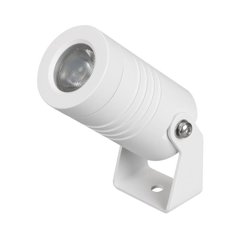 Светильник светодиодный KT-RAY-COLOR-R42-6W RGB WH 25deg 12В IP67 6Вт метал. Arlight 053629