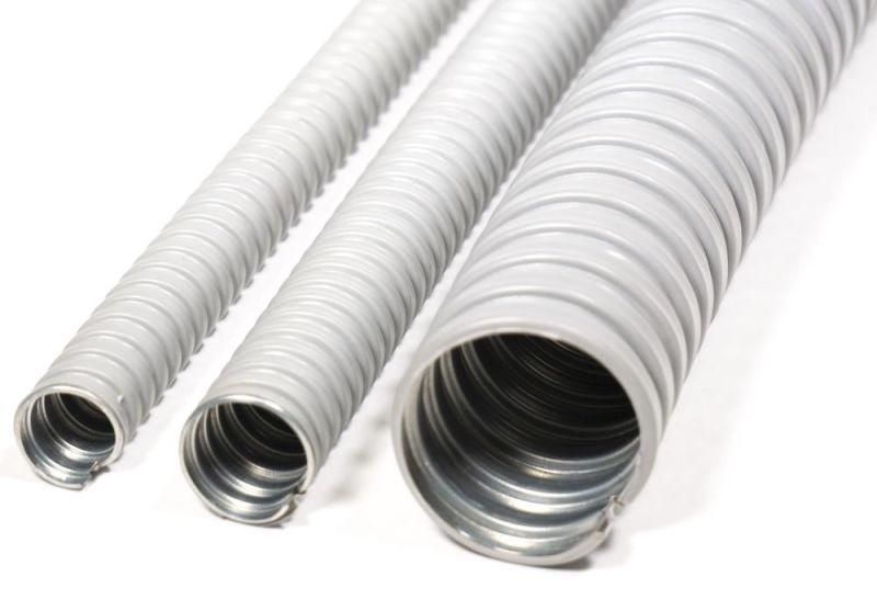 Металлорукав в ПВХ изоляции РЗ-ЦПнг 32 сер. (уп.20м) ГОФРОМАТИК zeta44515