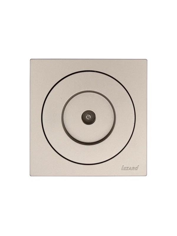 Розетка телевизионная оконечная СП OSEN механизм титан LEZARD 743-3788-130