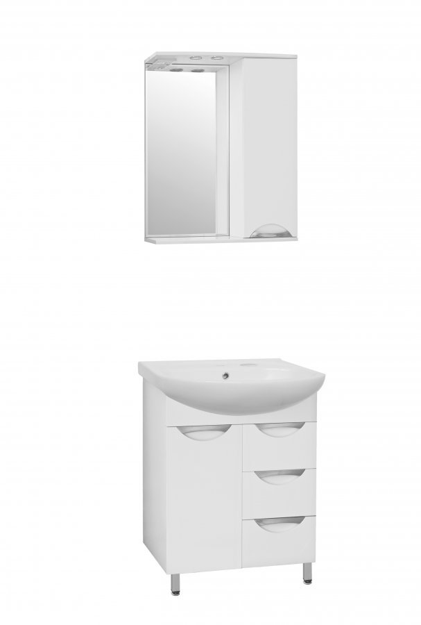 Зеркальный шкаф "Жасмин 650/С"