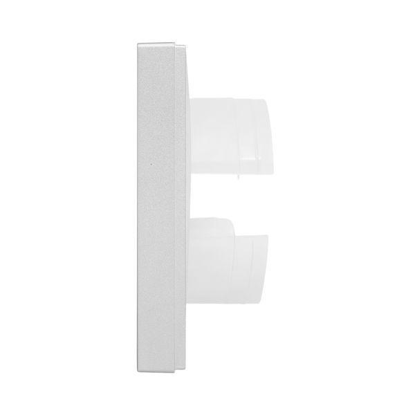 Рамка 2-м Эпика IP44 пластик алюм. EKF UP1-FPA-02-44