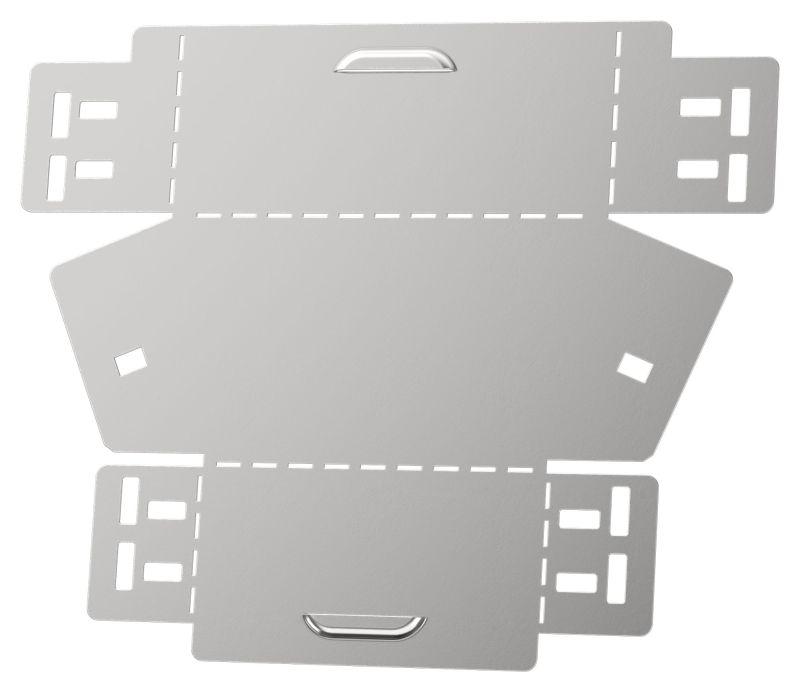 Угол 45град. 100х150 0.6мм ESCA 3 IEK ES3-PG-45-100-150-06