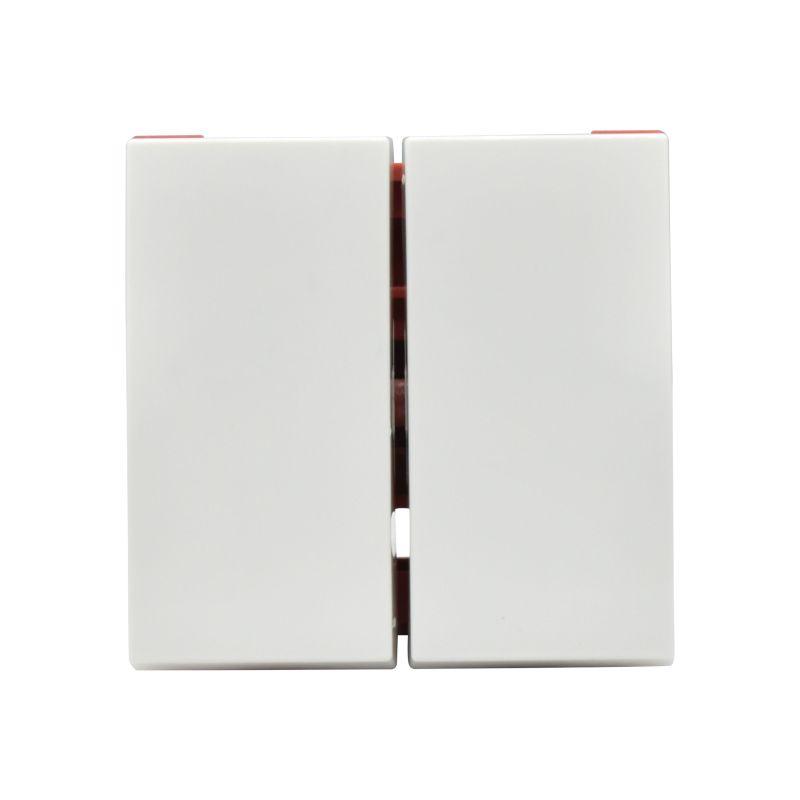 Выключатель 2-кл. 2мод. СП 10А IP20 ВК1-22-00-П бел. PRIMER IEK CKK-40D-VD2-K01