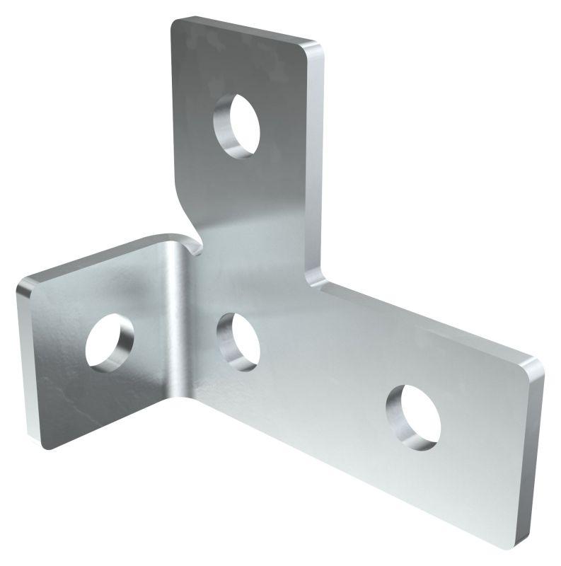 Пластина T-образная с лев. отгиб. под 90град. EZ IEK CPL10-TLO-90-EZ