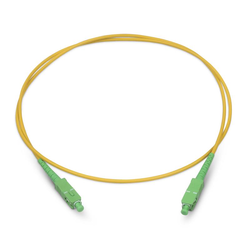 Шнур оптический simplex SC/APC-SC/APC 9/125см 15м LSZH Cabeus 8178c