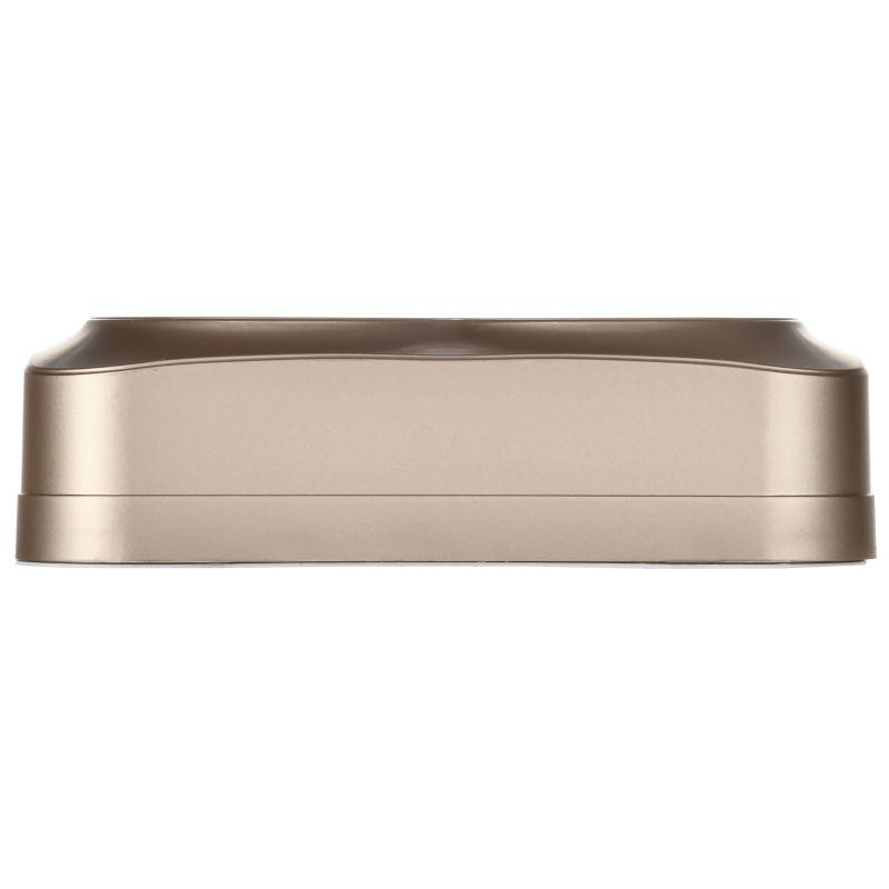 Розетка 2-м ОП GLORY РСш22-2-ХШм 10А без заземл. защ. шторки шампань матов. IEK ERH23-K37M-10