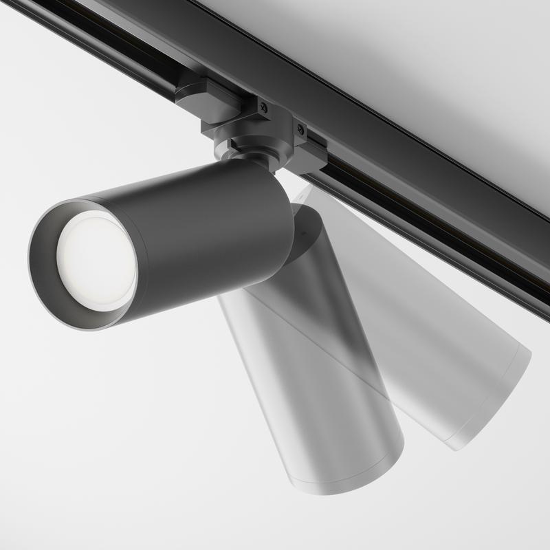 Светильник трековый Focus Trinity 10Вт GU10 Voltega TR-VGL028-3-GU10-B