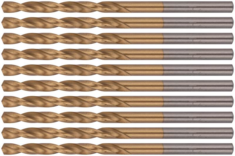 Сверло HSS по металлу титановое покрытие 3.3мм (уп.10шт) FIT 34133