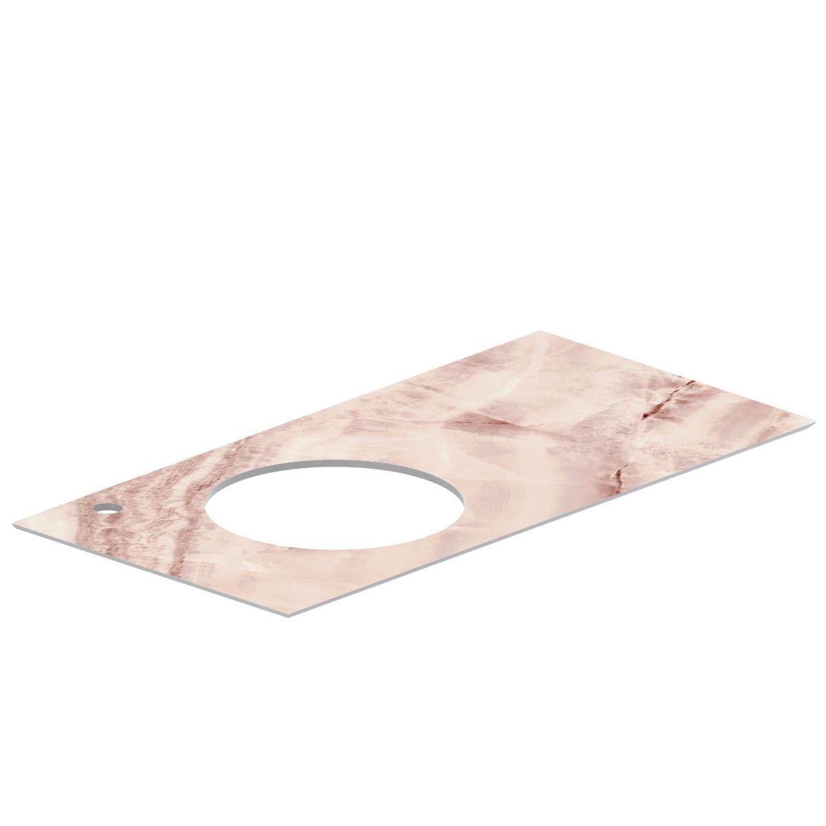 Спец. изделие декоративное CONO Onice розовый 97, без отверстия под смеситель