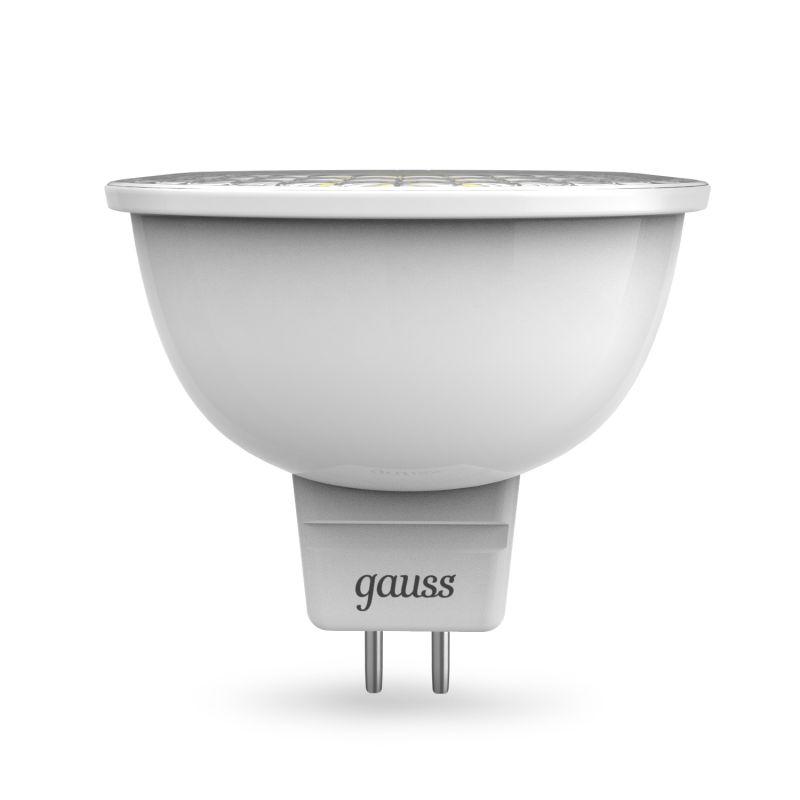 Лампа светодиодная Black 7Вт MR16 софит 4100К нейтр. бел. GU5.3 630лм GAUSS 101505207