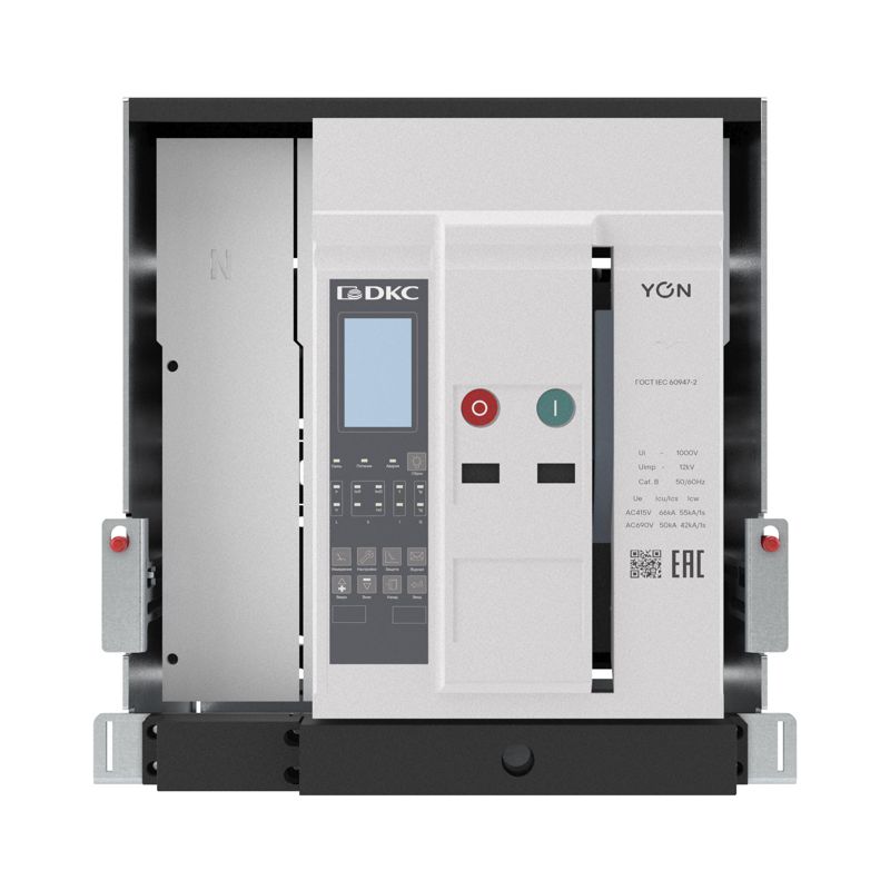 Выключатель автоматический воздушный 4P 1250А 66кА pro ANX12N расцепитель ETE стац. горизонт./вертикал. подключение YON ANX12NS4FH622200K