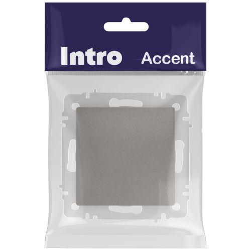 Переключатель перекрестный 1-кл. СП Accent 6-108-09 10А IP20 250В титан Intro Б0063596