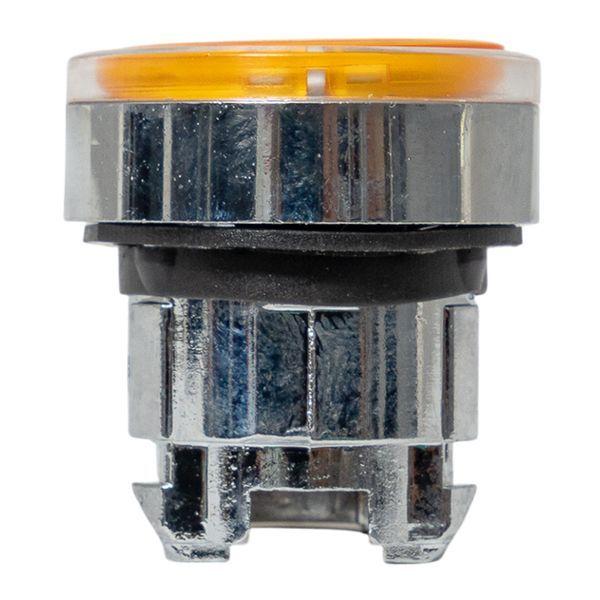 Механизм кнопки исполнительный XB4 IP65 плоский возвратный без фиксации с подсветкой желт. EKF XB4BW-Y-65