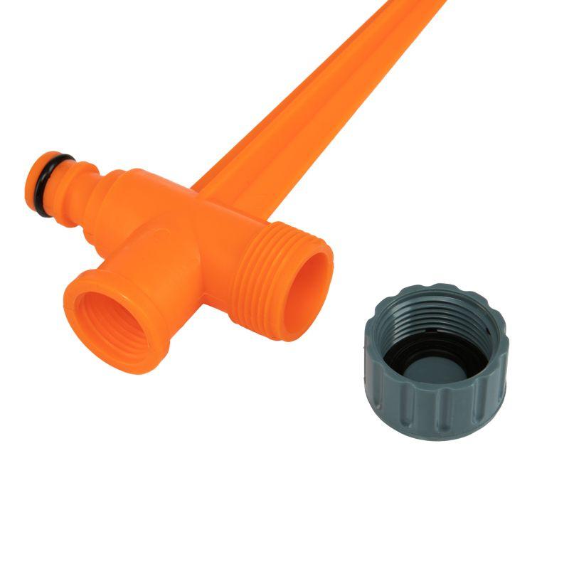 Дождеватель с садовым фонариком работает от давления воды ЧЕТЫРЕ СЕЗОНА 62-0301