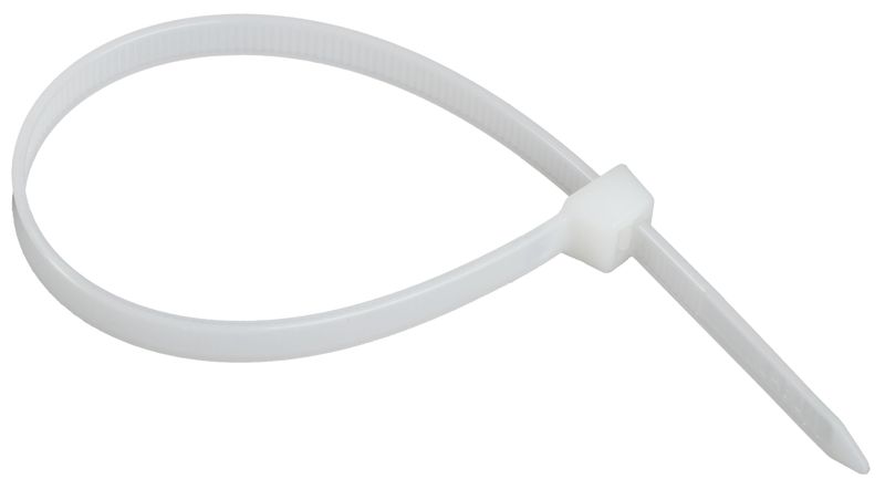 Хомут 7.6х250мм P6.6 стандартный бел. (уп.100шт) IEK UHH30-D076-250-100-K01