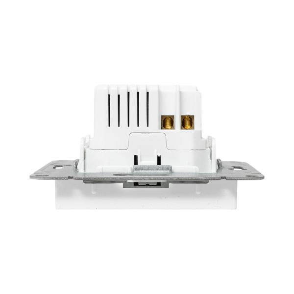 Розетка 2-м СП Эпика USB-C механизм бел. EKF UP1-SOW-2USBC