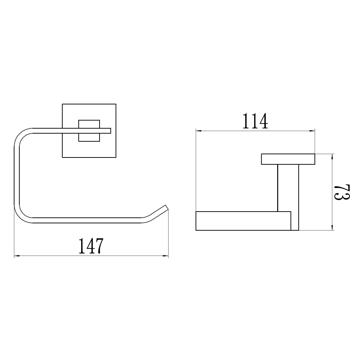Держатель для туалетной бумаги Savol S-06552C, бронза