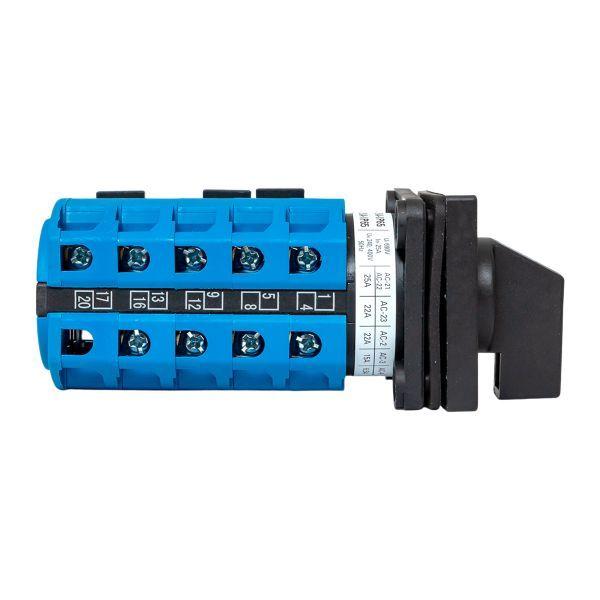 Переключатель кулачковый ПК-1-103 3п 25А "0-1-2-3" IP65 EKF pk-1-103-25-65