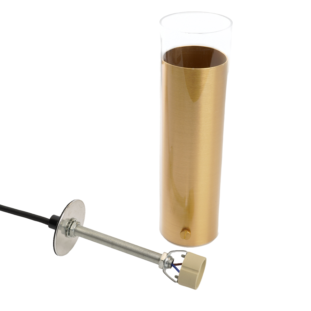 Светильник ДСО GU10 без лампы на подвесе золото черный