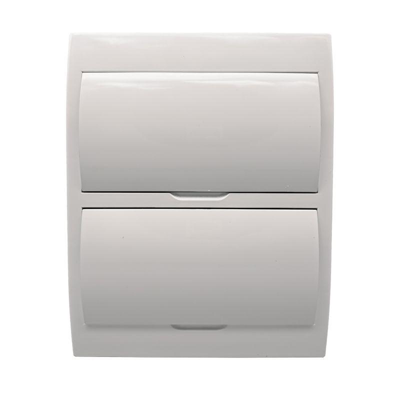 Бокс ЩРН-П-24 IP41 пластик. бел. (бел. дверца) Rexant 11-0325