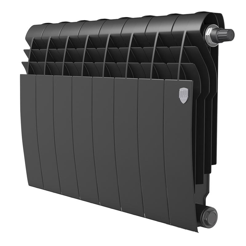 Радиатор BiLiner 350 VR80 8 секц. биметал. Noir Sable Royal Thermo НС-1506296