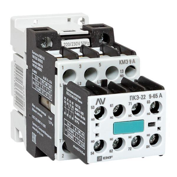 Комплект КМЭ 1НО 9А кат. 230В АС 2НО+2НЗ AVERES EKF ctr-s-9-10-230-av-22