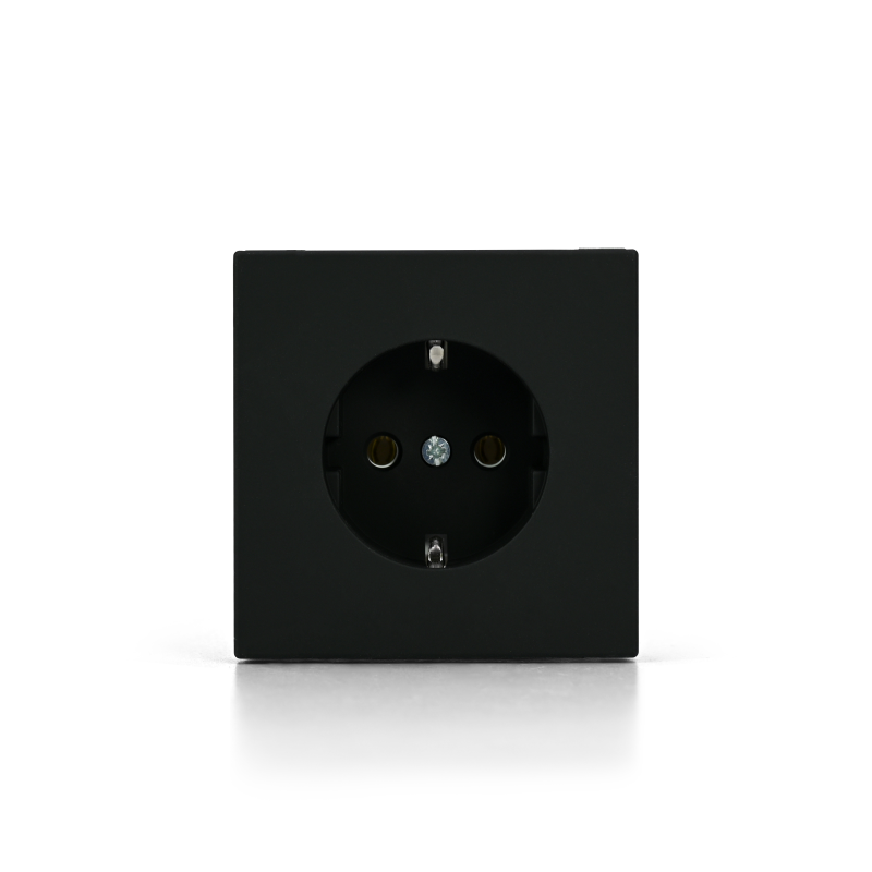 Розетка ArtGallery 16А с заземл. быстрозажим. клем. механизм карбон SE GAL001043S